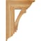 Ekena Millwork Imperial Traditional Rough Sawn Bracket w/ Offset Brace, Western Red Cedar, 8"W x 20"D x 28"H BKT0806X20X28IMP01RWR - alternate 4
